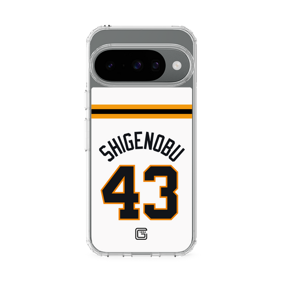 スリムプロテクションケース［ 読売ジャイアンツ - #43 SHIGENOBU - ホーム ］