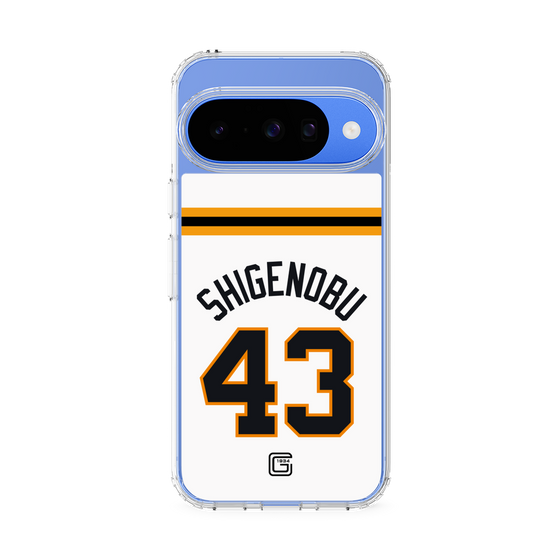 スリムプロテクションケース［ 読売ジャイアンツ - #43 SHIGENOBU - ホーム ］