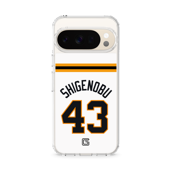 スリムプロテクションケース［ 読売ジャイアンツ - #43 SHIGENOBU - ホーム ］