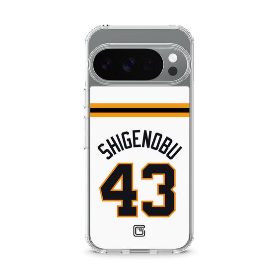 スリムプロテクションケース［ 読売ジャイアンツ - #43 SHIGENOBU - ホーム ］