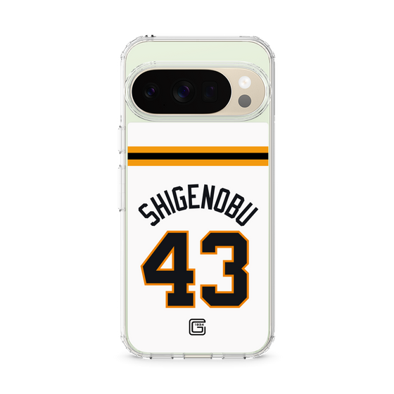 スリムプロテクションケース［ 読売ジャイアンツ - #43 SHIGENOBU - ホーム ］