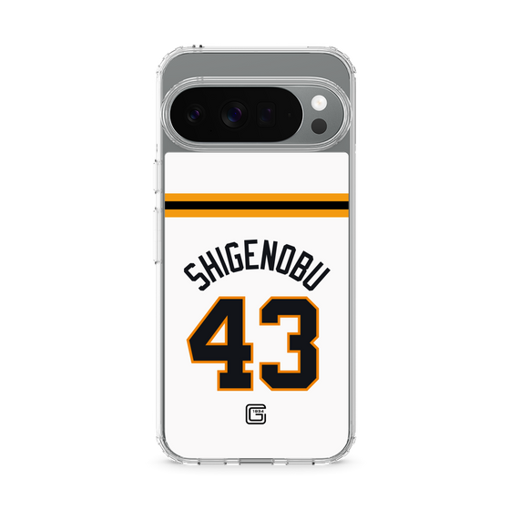 スリムプロテクションケース［ 読売ジャイアンツ - #43 SHIGENOBU - ホーム ］