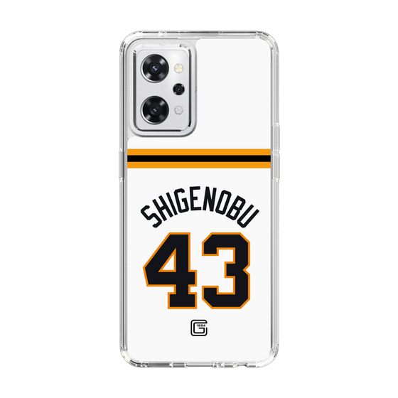 スリムプロテクションケース［ 読売ジャイアンツ - #43 SHIGENOBU - ホーム ］