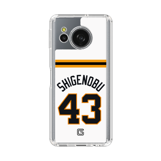 スリムプロテクションケース［ 読売ジャイアンツ - #43 SHIGENOBU - ホーム ］