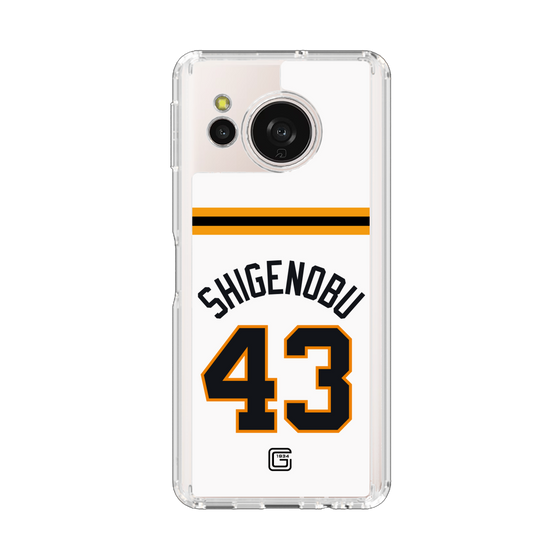 スリムプロテクションケース［ 読売ジャイアンツ - #43 SHIGENOBU - ホーム ］