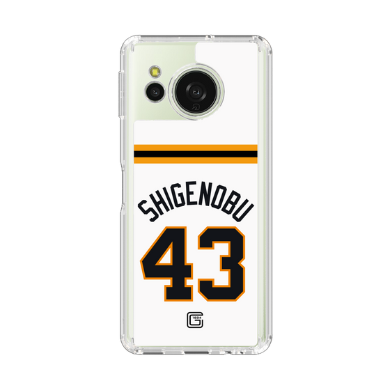 スリムプロテクションケース［ 読売ジャイアンツ - #43 SHIGENOBU - ホーム ］