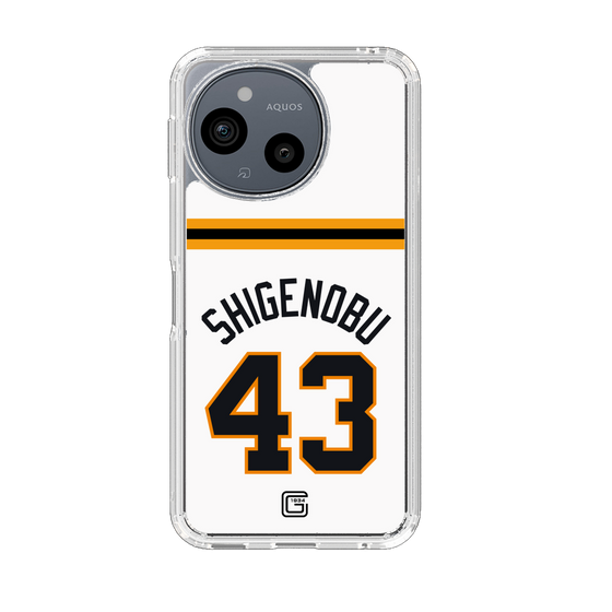 スリムプロテクションケース［ 読売ジャイアンツ - #43 SHIGENOBU - ホーム ］