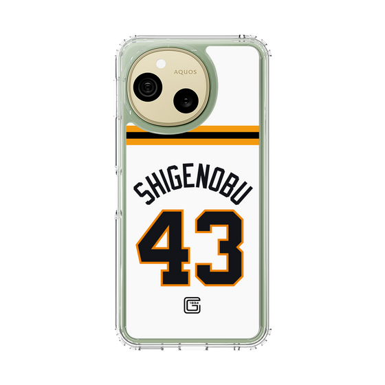 スリムプロテクションケース［ 読売ジャイアンツ - #43 SHIGENOBU - ホーム ］