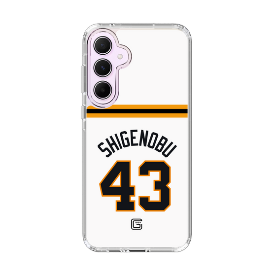 スリムプロテクションケース［ 読売ジャイアンツ - #43 SHIGENOBU - ホーム ］