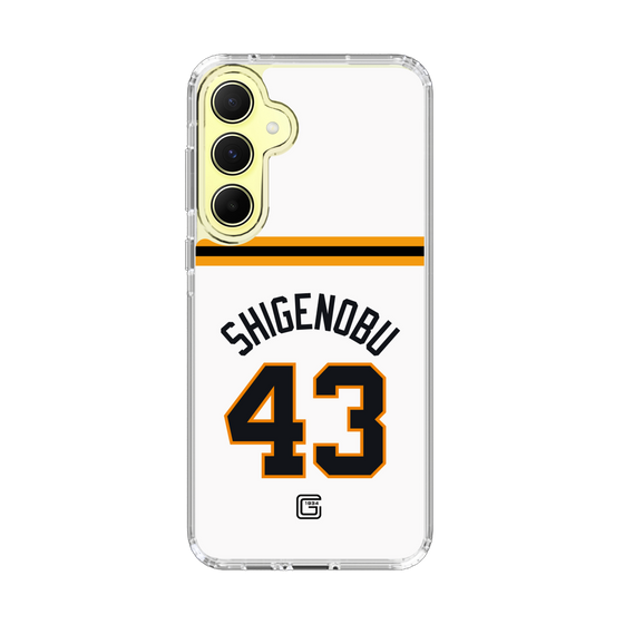 スリムプロテクションケース［ 読売ジャイアンツ - #43 SHIGENOBU - ホーム ］