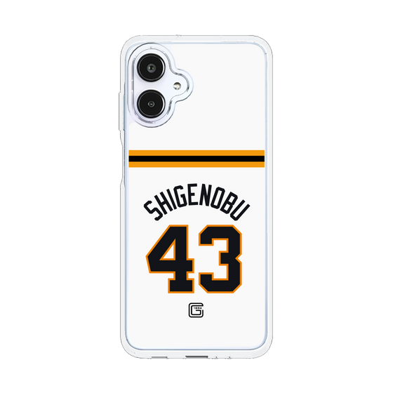スリムプロテクションケース［ 読売ジャイアンツ - #43 SHIGENOBU - ホーム ］