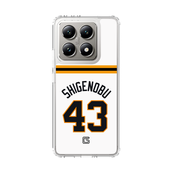 スリムプロテクションケース［ 読売ジャイアンツ - #43 SHIGENOBU - ホーム ］