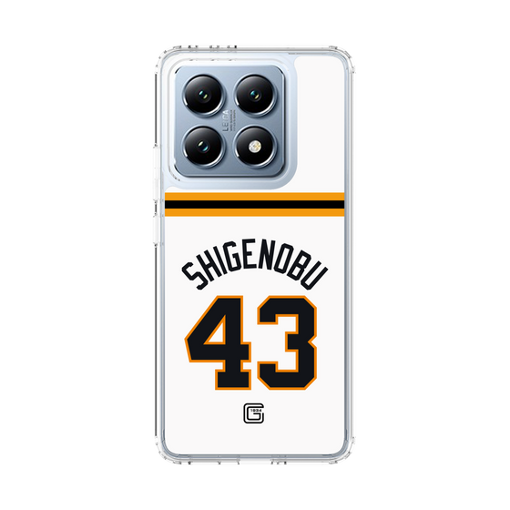 スリムプロテクションケース［ 読売ジャイアンツ - #43 SHIGENOBU - ホーム ］