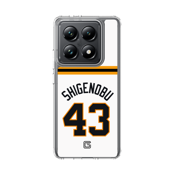 スリムプロテクションケース［ 読売ジャイアンツ - #43 SHIGENOBU - ホーム ］