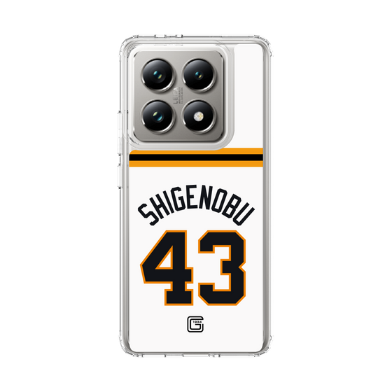 スリムプロテクションケース［ 読売ジャイアンツ - #43 SHIGENOBU - ホーム ］