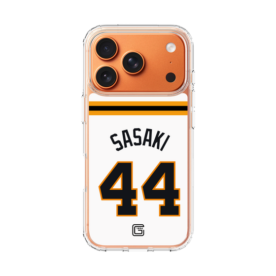 スリムプロテクションケース［ 読売ジャイアンツ - #44 SASAKI - ホーム ］