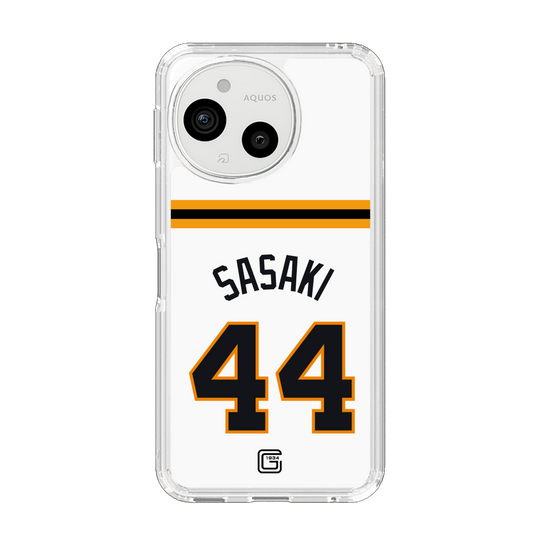 スリムプロテクションケース［ 読売ジャイアンツ - #44 SASAKI - ホーム ］