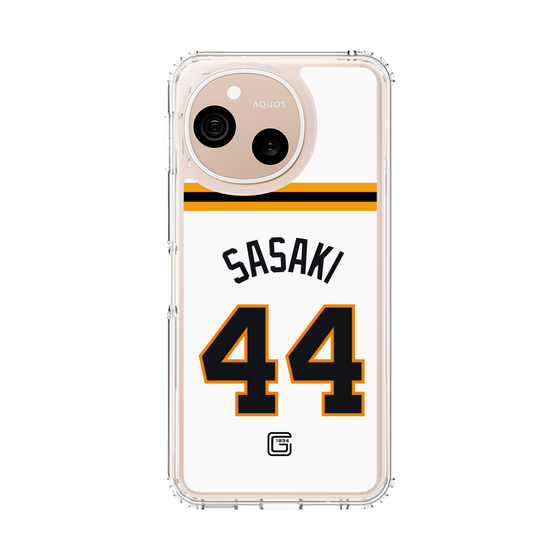 スリムプロテクションケース［ 読売ジャイアンツ - #44 SASAKI - ホーム ］