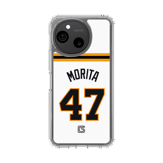 スリムプロテクションケース［ 読売ジャイアンツ - #47 MORITA - ホーム ］