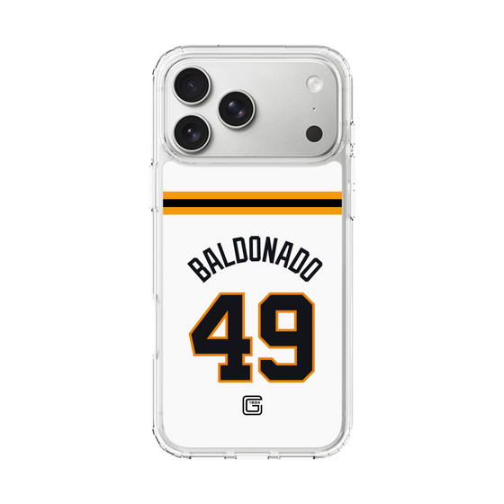 スリムプロテクションケース［ 読売ジャイアンツ - #49 BALDONADO - ホーム ］