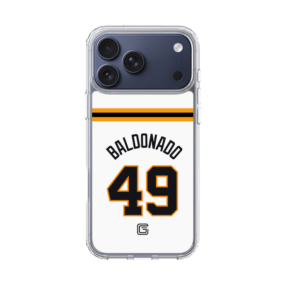 スリムプロテクションケース［ 読売ジャイアンツ - #49 BALDONADO - ホーム ］