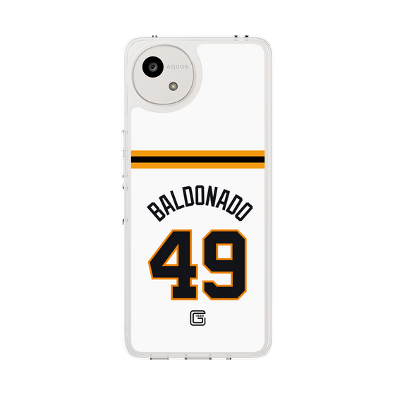 スリムプロテクションケース［ 読売ジャイアンツ - #49 BALDONADO - ホーム ］
