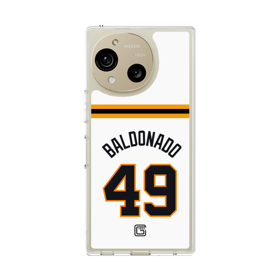 スリムプロテクションケース［ 読売ジャイアンツ - #49 BALDONADO - ホーム ］