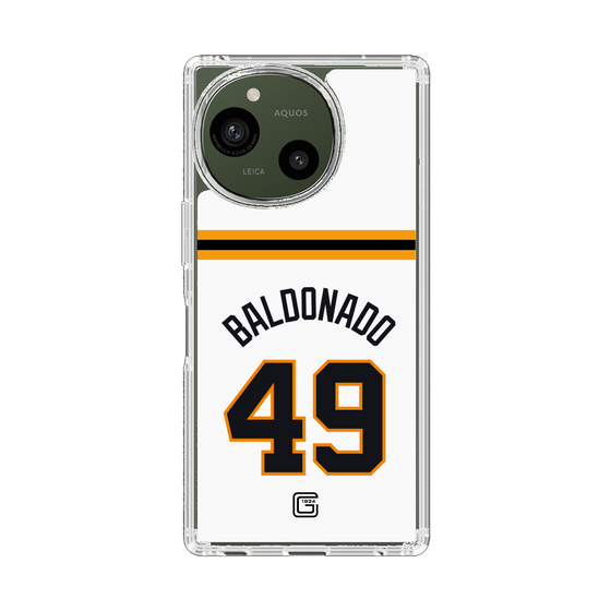 スリムプロテクションケース［ 読売ジャイアンツ - #49 BALDONADO - ホーム ］