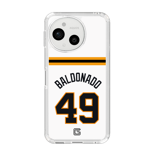 スリムプロテクションケース［ 読売ジャイアンツ - #49 BALDONADO - ホーム ］