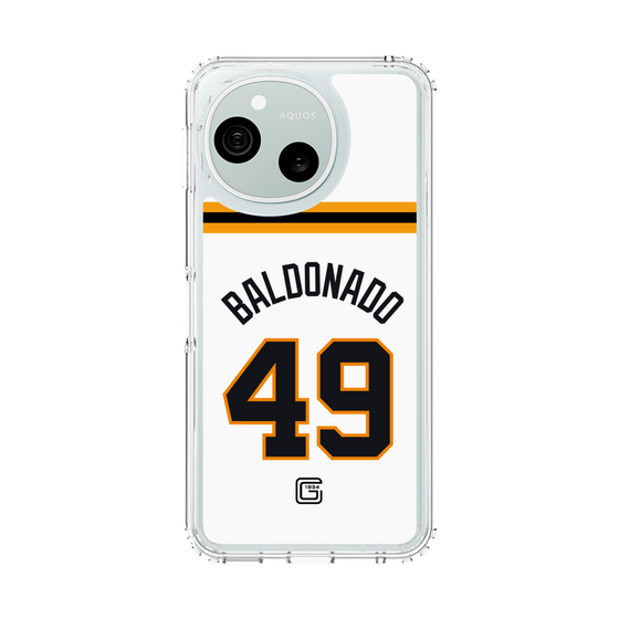 スリムプロテクションケース［ 読売ジャイアンツ - #49 BALDONADO - ホーム ］