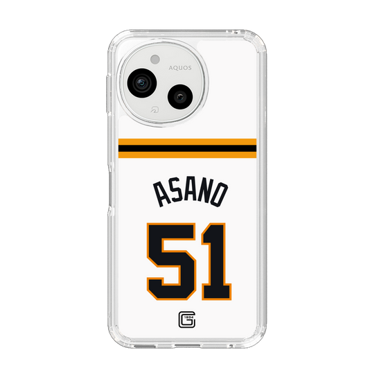 スリムプロテクションケース［ 読売ジャイアンツ - #51 ASANO - ホーム ］