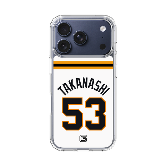 スリムプロテクションケース［ 読売ジャイアンツ - #53 TAKANASHI - ホーム ］