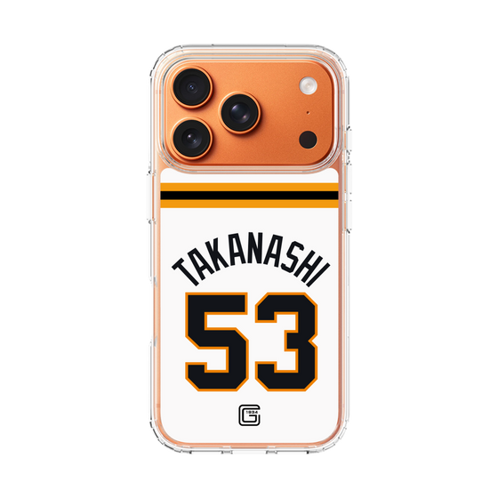 スリムプロテクションケース［ 読売ジャイアンツ - #53 TAKANASHI - ホーム ］