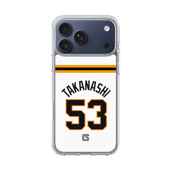 スリムプロテクションケース［ 読売ジャイアンツ - #53 TAKANASHI - ホーム ］