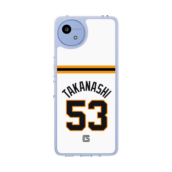 スリムプロテクションケース［ 読売ジャイアンツ - #53 TAKANASHI - ホーム ］