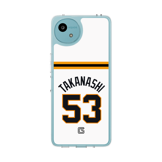 スリムプロテクションケース［ 読売ジャイアンツ - #53 TAKANASHI - ホーム ］