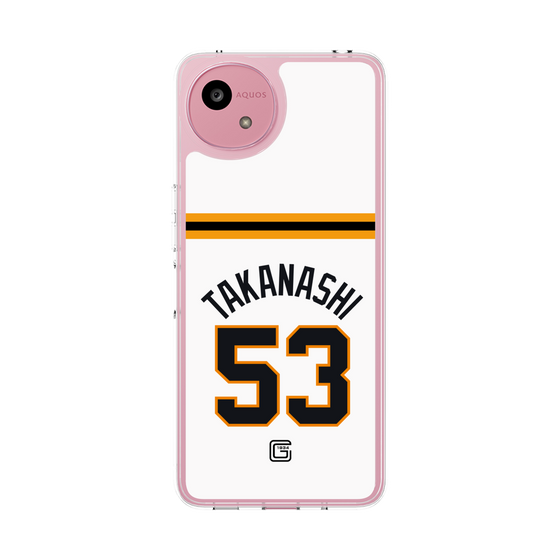 スリムプロテクションケース［ 読売ジャイアンツ - #53 TAKANASHI - ホーム ］