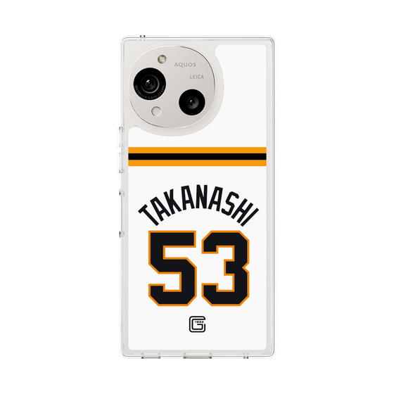 スリムプロテクションケース［ 読売ジャイアンツ - #53 TAKANASHI - ホーム ］