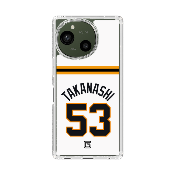 スリムプロテクションケース［ 読売ジャイアンツ - #53 TAKANASHI - ホーム ］