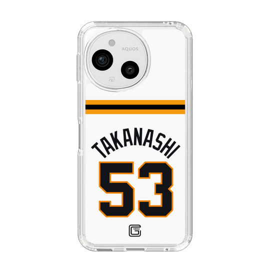 スリムプロテクションケース［ 読売ジャイアンツ - #53 TAKANASHI - ホーム ］