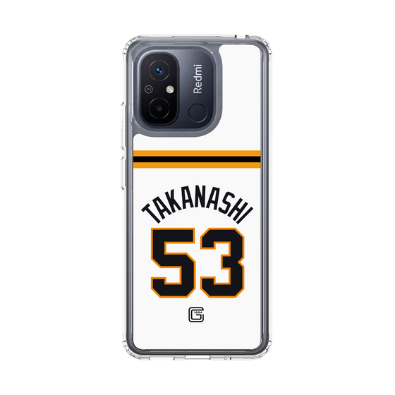 スリムプロテクションケース［ 読売ジャイアンツ - #53 TAKANASHI - ホーム ］