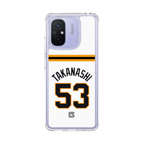 スリムプロテクションケース［ 読売ジャイアンツ - #53 TAKANASHI - ホーム ］