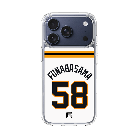 スリムプロテクションケース［ 読売ジャイアンツ - #58 FUNABASAMA - ホーム ］