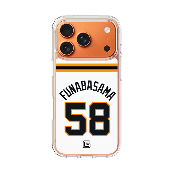 スリムプロテクションケース［ 読売ジャイアンツ - #58 FUNABASAMA - ホーム ］