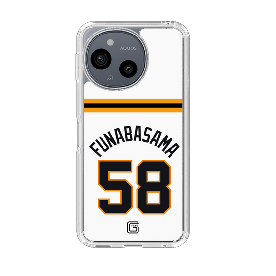 スリムプロテクションケース［ 読売ジャイアンツ - #58 FUNABASAMA - ホーム ］