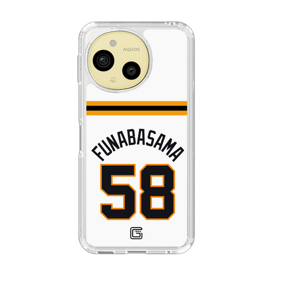 スリムプロテクションケース［ 読売ジャイアンツ - #58 FUNABASAMA - ホーム ］