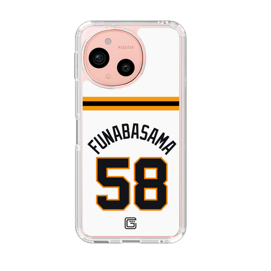 スリムプロテクションケース［ 読売ジャイアンツ - #58 FUNABASAMA - ホーム ］
