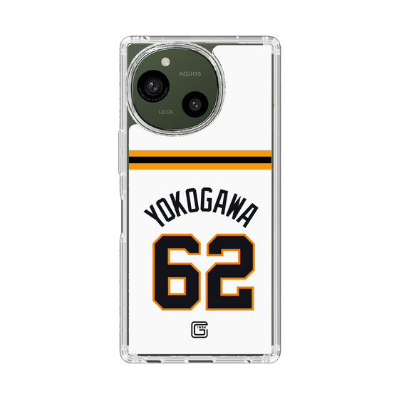 スリムプロテクションケース［ 読売ジャイアンツ - #62 YOKOGAWA - ホーム ］