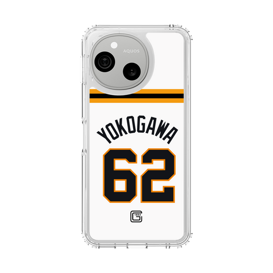 スリムプロテクションケース［ 読売ジャイアンツ - #62 YOKOGAWA - ホーム ］