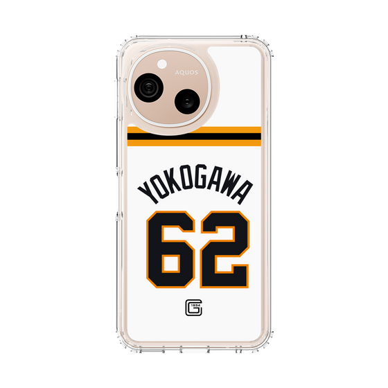 スリムプロテクションケース［ 読売ジャイアンツ - #62 YOKOGAWA - ホーム ］